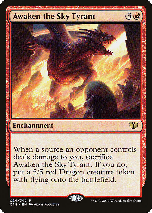 Awaken the Sky Tyrant — Commander 2015 24