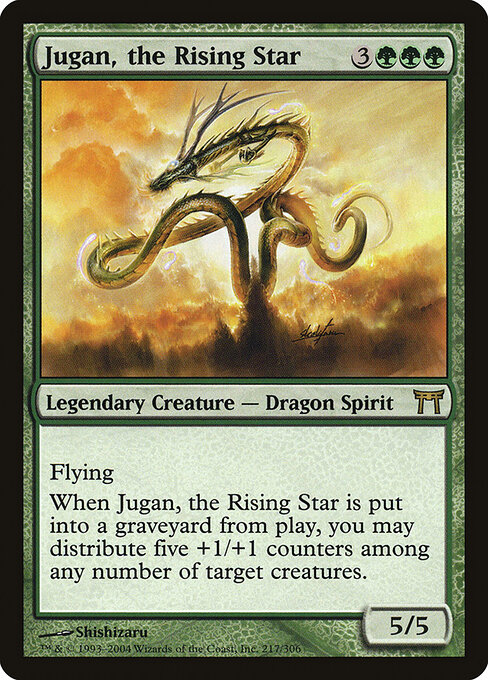 Jugan, a Estrela Ascendente — Champions of Kamigawa 217