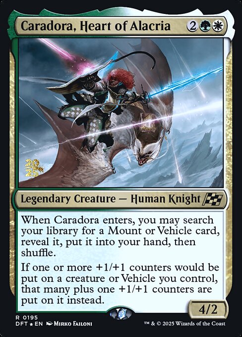 Caradora, Heart of Alacria — Aetherdrift Promos 195s