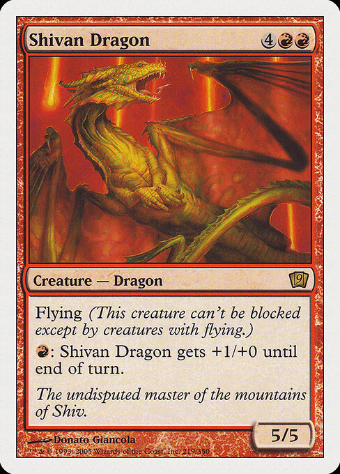Dragão de Shiva — Ninth Edition 219