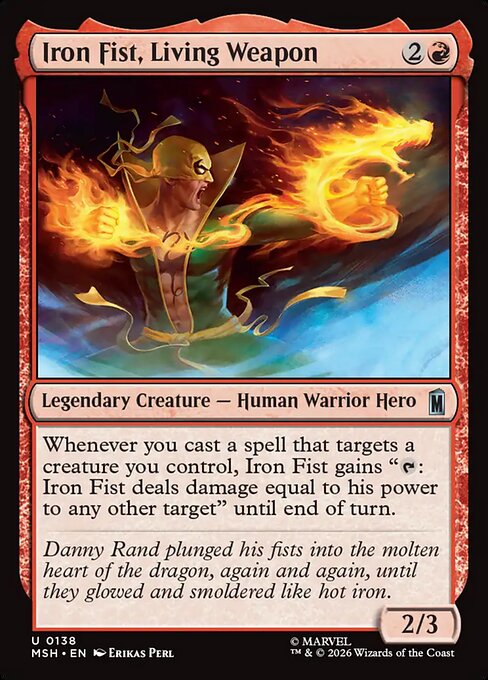Iron Fist, Living Weapon — Marvel Super Heroes 138