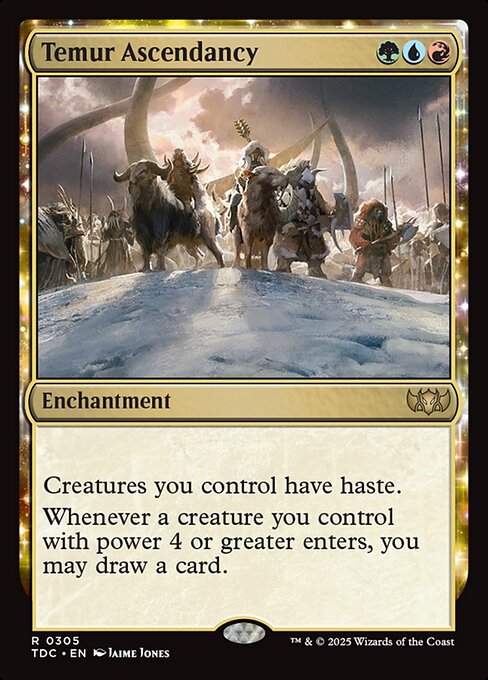 Ascendência Temur — Tarkir: Dragonstorm Commander 305