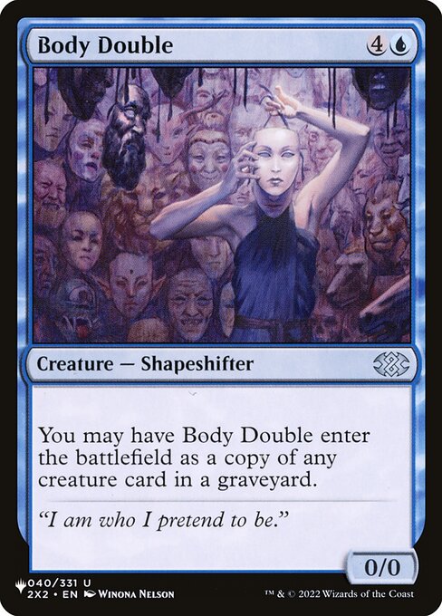 Dublê de Corpo — The List 2X2-40