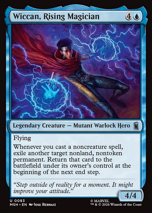 Wiccan, Rising Magician — Marvel Super Heroes 83