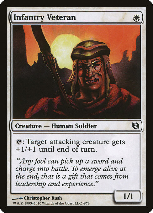 Veterano da Infantaria — Duel Decks: Elspeth vs. Tezzeret 4