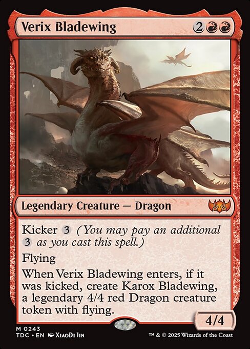 Verix Asas Laminadas — Tarkir: Dragonstorm Commander 243
