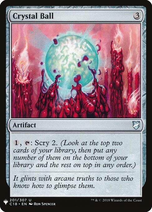 Bola de Cristal — The List C18-201