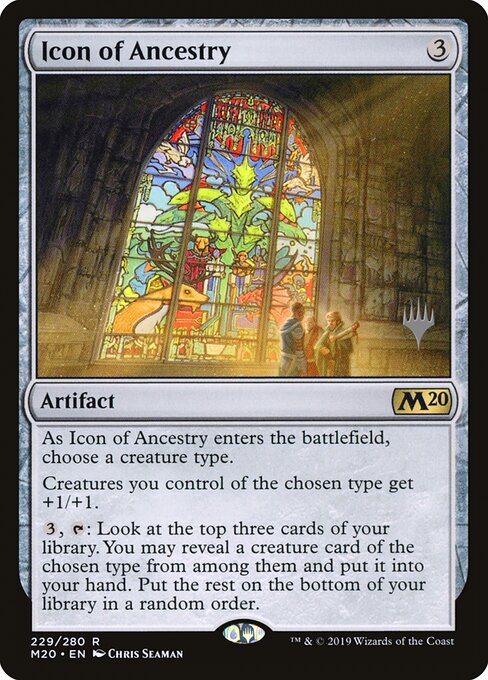 Ícone de Ancestralidade — Core Set 2020 Promos 229p