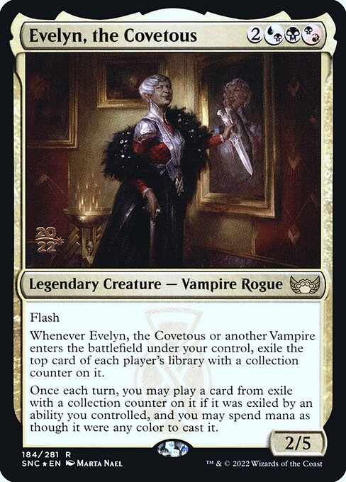 Evelyn, a Cobiçosa — Streets of New Capenna Promos 184s