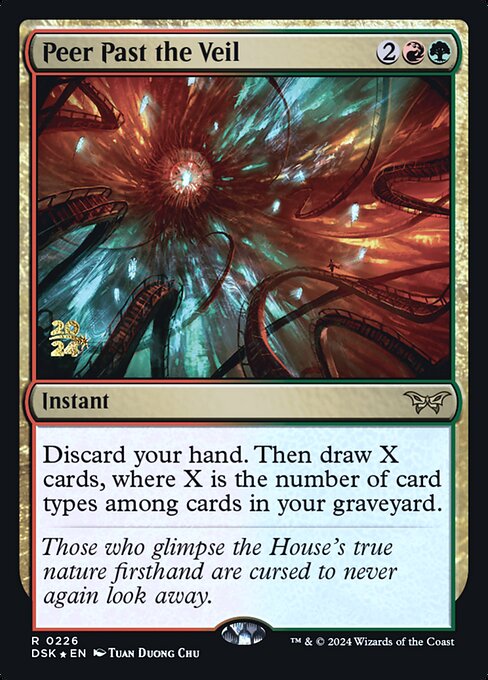 Peer Past the Veil — Duskmourn: House of Horror Promos 226s