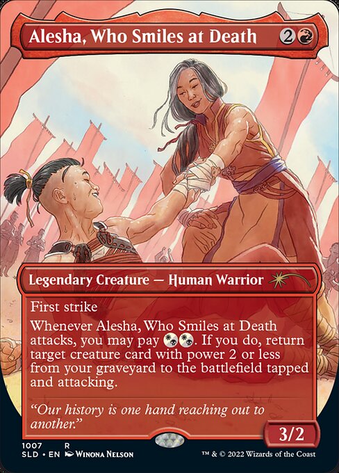 Alesha, a Que Sorri Para a Morte — Secret Lair Drop 1007