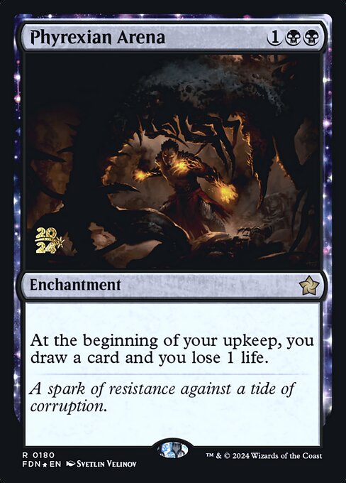 Arena Phyrexiana — Foundations Promos 180s