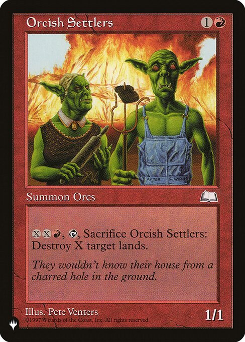 Colonizadores Orcs — The List WTH-112