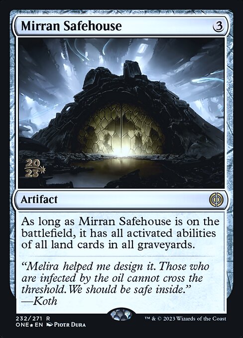 Refúgio Mirraniano — Phyrexia: All Will Be One Promos 232s