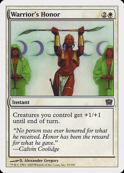 Honra de Guerreiro — Ninth Edition 53