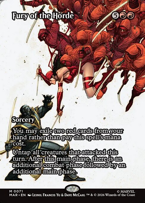 Fúria da Horda — Marvel Universe 71