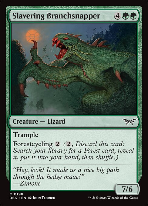 Slavering Branchsnapper — Duskmourn: House of Horror 198