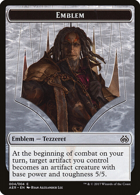 Tezzeret the Schemer Emblem — Aether Revolt Tokens 4