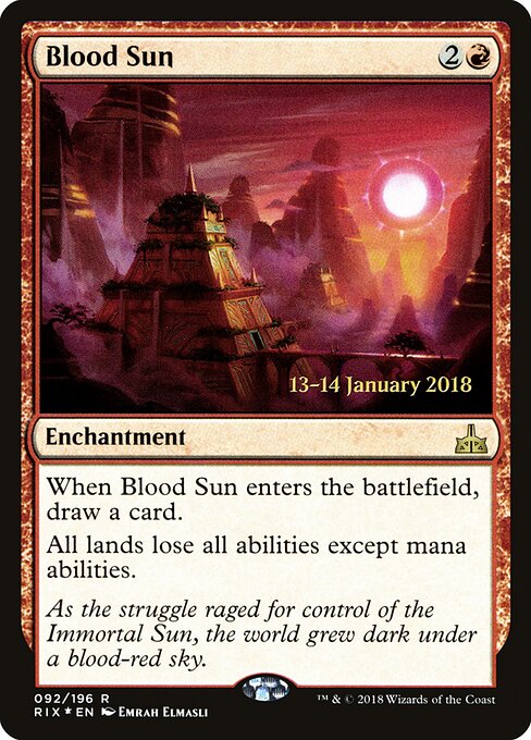 Sol Sangrento — Rivals of Ixalan Promos 92s