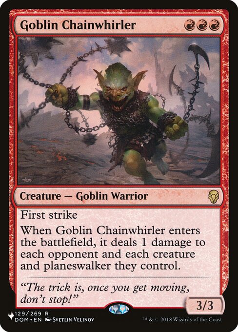 Goblin Lança-correntes — The List DOM-129