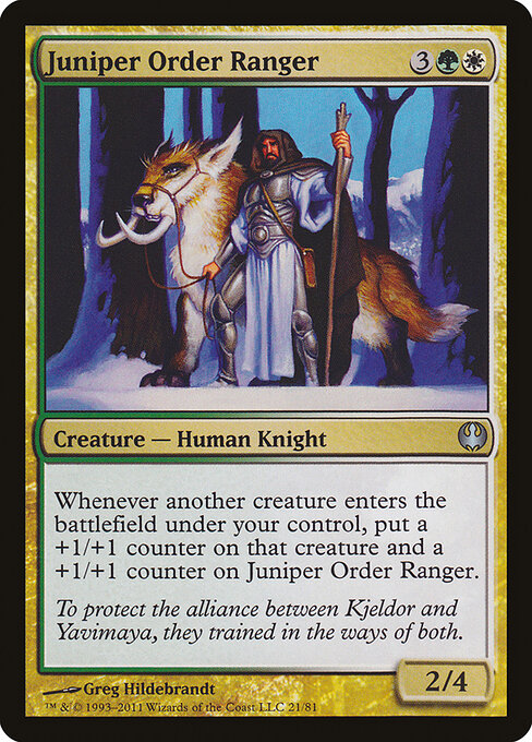 Patrulheiro da Ordem do Zimbro — Duel Decks: Knights vs. Dragons 21