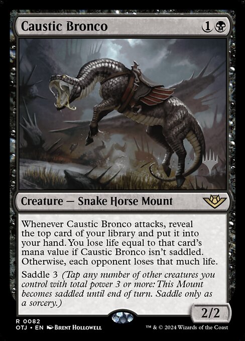Xucro Cáustico — Outlaws of Thunder Junction Promos 82p