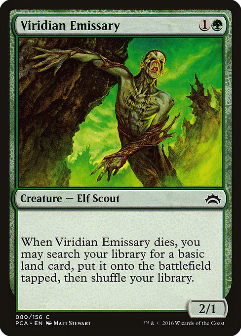 Emissário Viridiano — Planechase Anthology 80