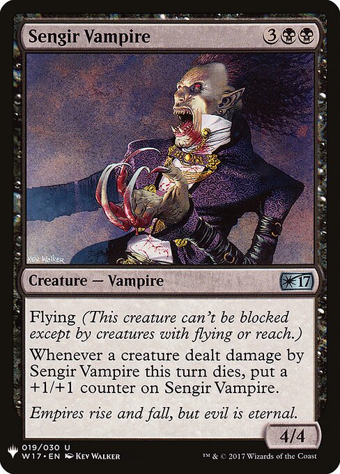 Vampiro de Sengir — The List W17-19