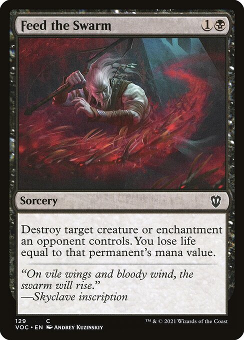 Alimentar o Enxame — Crimson Vow Commander 129