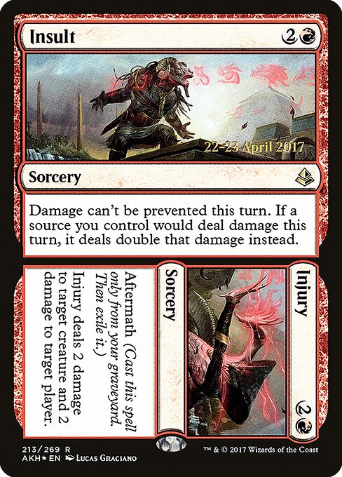 Insulto // Agressão — Amonkhet Promos 213s