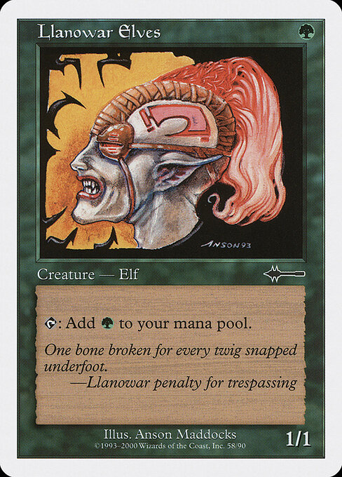 Elfos de Llanowar — Beatdown Box Set 58