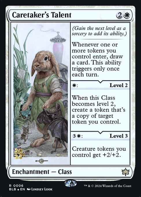 Caretaker's Talent — Bloomburrow Promos 6s