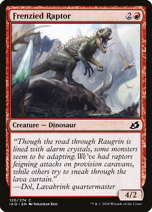 Raptor Frenético — Ikoria: Lair of Behemoths 120