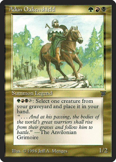 Adun Oakenshield — Legends 216