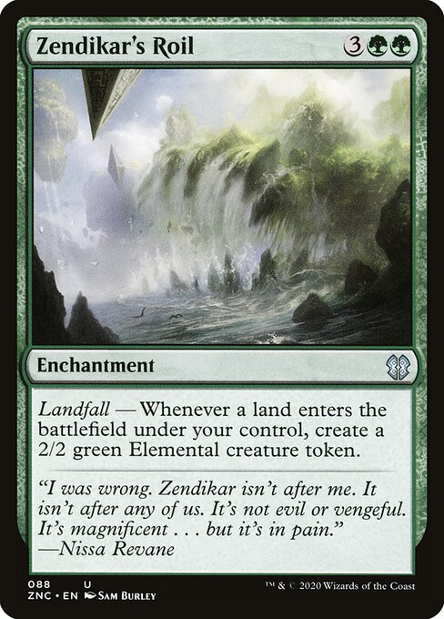 Turbilhão de Zendikar — Zendikar Rising Commander 88