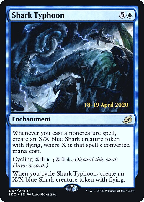Tufão de Tubarões — Ikoria: Lair of Behemoths Promos 67s