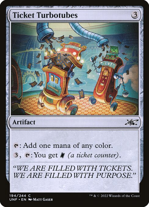 Ticket Turbotubes — Unfinity 194