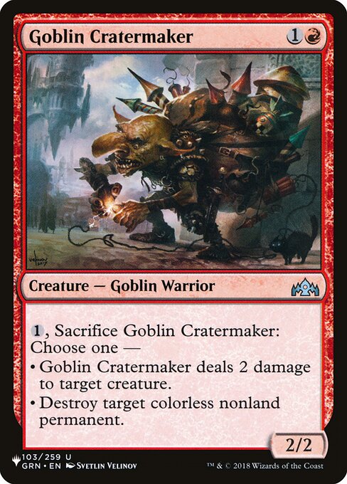 Cratereiro Goblin — The List GRN-103