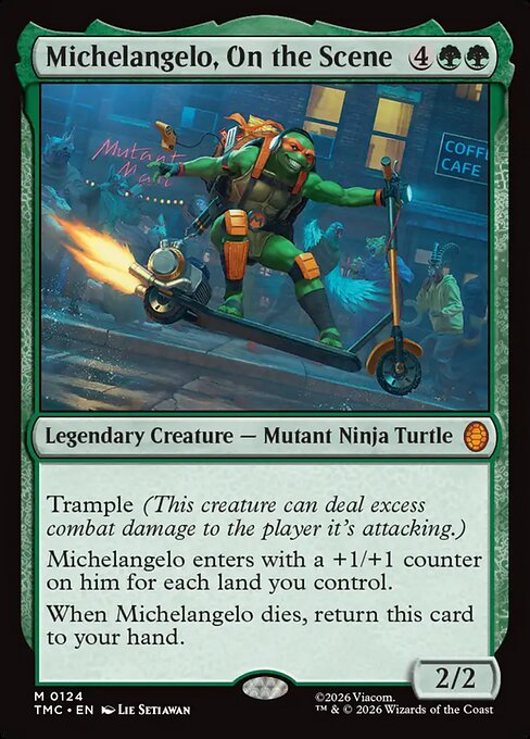 Michelangelo, On the Scene — Teenage Mutant Ninja Turtles Eternal 124