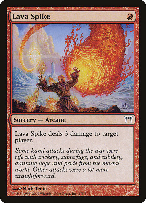 Espículo de Lava — Champions of Kamigawa 178