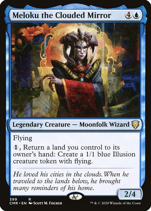 Meloku, o Espelho Enevoado — Commander Legends 399
