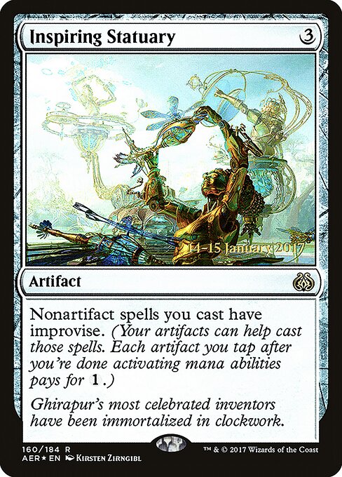 Estatuária Inspiradora — Aether Revolt Promos 160s