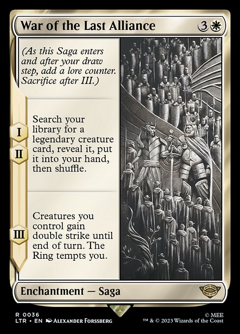 Guerra da Última Aliança — The Lord of the Rings: Tales of Middle-earth 36