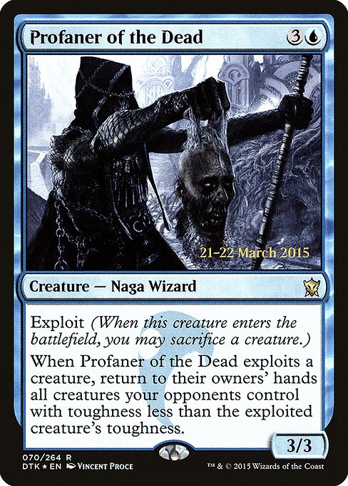 Profanador dos Mortos — Dragons of Tarkir Promos 70s