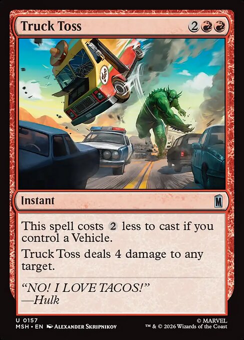 Truck Toss — Marvel Super Heroes 157