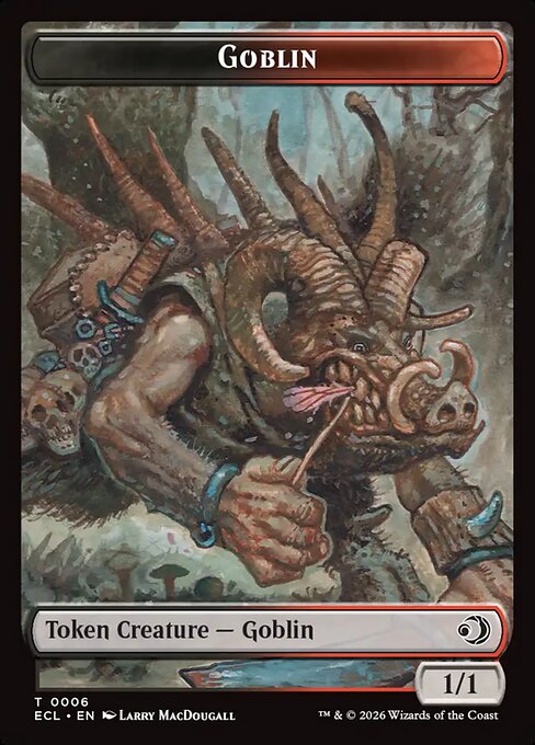 Goblin — Lorwyn Eclipsed Tokens 6