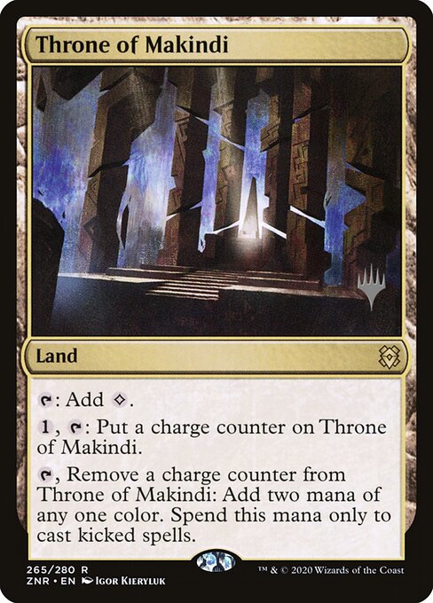 Trono de Makindi — Zendikar Rising Promos 265p
