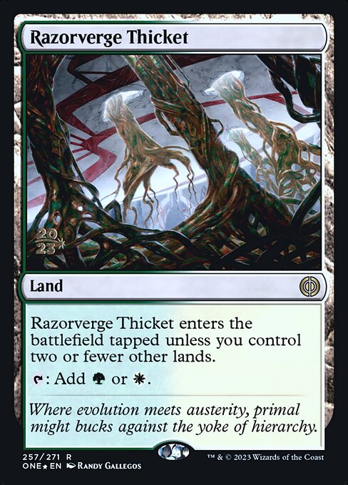 Bosque das Margens Cortantes — Phyrexia: All Will Be One Promos 257s