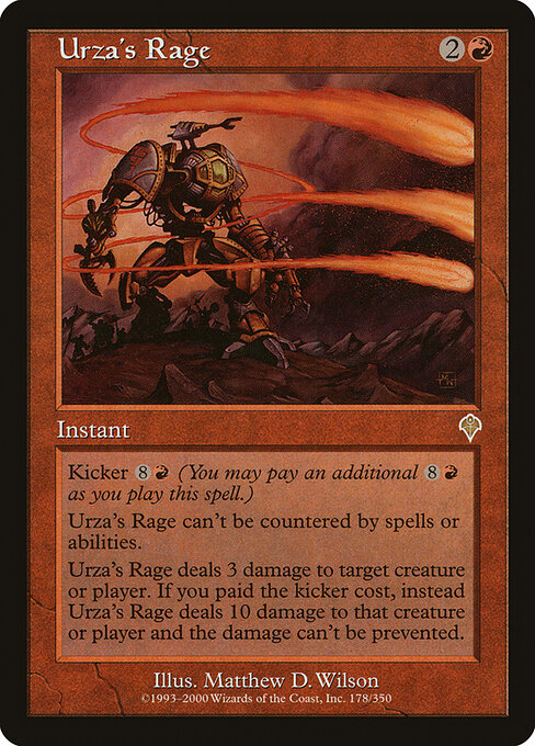 Raiva de Urza — Invasion 178