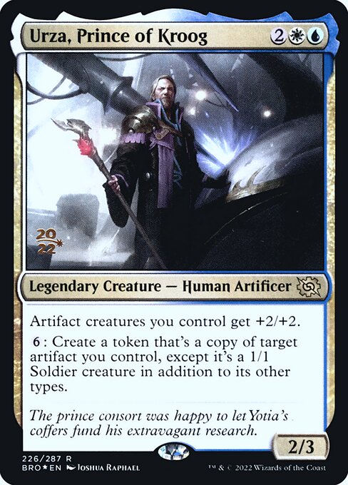 Urza, Príncipe de Kroog — The Brothers' War Promos 226s